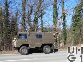 Steyr Puch Pinzgauer 710 K, 4x4, Fkw Kasten L gl mit SE-412/ABC