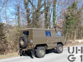 Steyr Puch Pinzgauer 710 K, 4x4, Fkw Kasten L gl mit SE-412/ABC