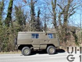 Steyr Puch Pinzgauer 710 K, 4x4, Fkw Kasten L gl mit SE-412/ABC