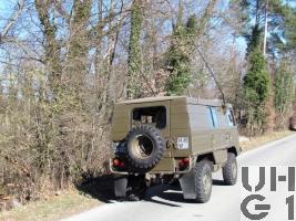 Steyr Puch Pinzgauer 710 K, 4x4, Fkw Kasten L gl mit SE-412/ABC