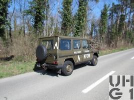 Steyr Puch 290 GDC, Pw Swissint KA 5 Pl 4x4 gl