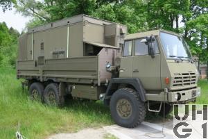 Steyr 1491.320 P40/M, Lastw Seilw 9.6 t gl 6x6 mit Ei Sta ADS 95