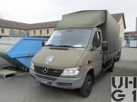 Mercedes Benz 413 CDI 4x4 Lastw L für WA 2,3 t mit WB L Brücke/Verdeck 1,7 t FHS, Wartungswagen