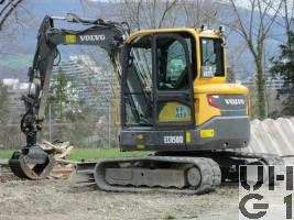 Volvo ECR 58D, Bagger GG 6 t Raupen