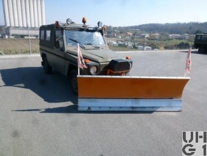 Steyr Puch 230 GE, Pw 8 Pl/0,8t 4x4 Schneepfl G8, Bild Ruag AG Thun