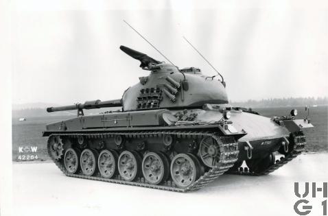 Panzer 61, Pz 61, Foto K+W Thun, Sammlung Ueli Bühler