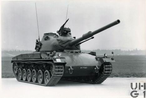 Panzer 61, Pz 61, Foto K+W Thun, Sammlung Ueli Bühler