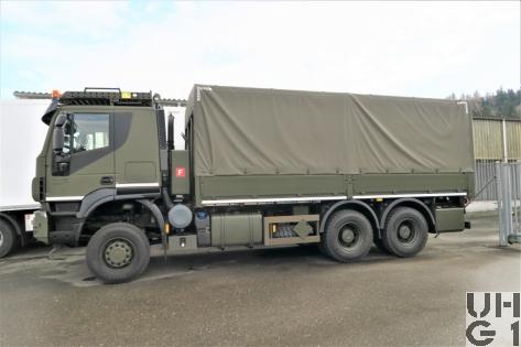  IVECO Trakker AT380T45W/P, Lastw Verdeck Hebebühne 11,5 t 6x6