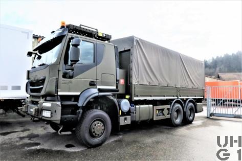  IVECO Trakker AT380T45W/P, Lastw Verdeck Hebebühne 11,5 t 6x6