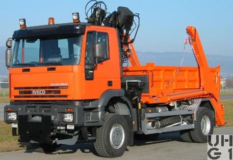 IVECO EuroTrakker MP 190E 35W, WELAKI sch Ladekran 5,2 t 4x4 gl