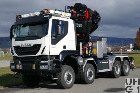 IVECO Trakker AT410T50W/P, Sattelschl sch int Ladekr, 8x8 gl Foto Armasuisse Kompetenzbereich Landsysteme