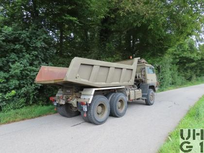 Steyr 1491.310/S37, Lastw / Sattelschl F WA Brue 95 sch gl 6x6 Muldenkipper