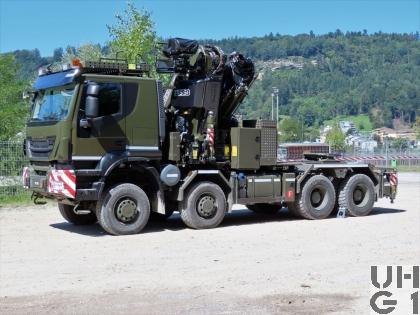  Iveco Trakker AT410T50W/P, Sattelschlepper schwer 16, 8x8 gl mit Ladekran