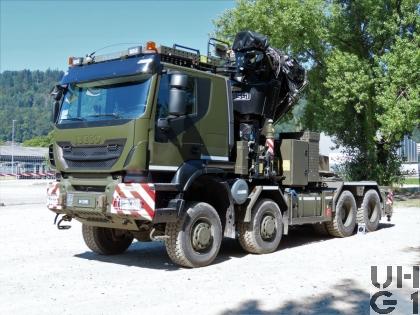  Iveco Trakker AT410T50W/P, Sattelschl sch Ladekr Bruel Syst 8x8