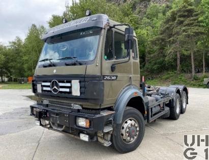 Mercedes Benz 2638 A, Lastw für Wa Int Seilw 14 t gl, Bild Armasuisse