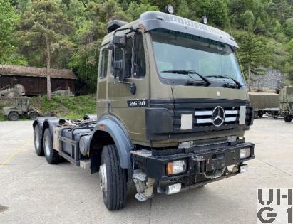 Mercedes Benz 2638 A, Lastw für Wa Int Seilw 14 t gl, Bild Armasuisse