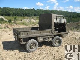  Steyr Puch Typ 700 AP Haflinger, Lieferw 0,4 t gl 4x4, 1. Serie, Modell 61