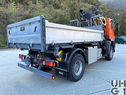 IVECO EuroTrakker MP 190E 35W, Lastw Kipper / Ladekran 5,4 t 4x4 gl für Schneepflug, Foto Ruag AG Thun