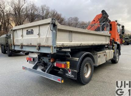 IVECO EuroTrakker MP 190E 38W, Lastw Kipper Ladekran 4,7 t 4x4 gl, Bild RUAG AG