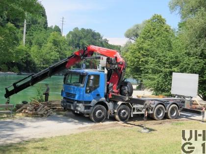 Iveco Trakker AD-N 410 T50/P, Lastw für WA Ladekr Verw 8,4 t 8x4 für Hebu, Foto M. Hofmann