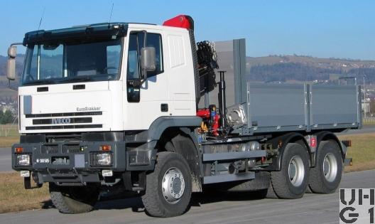 IVECO EuroTrakker MP 260E 44W, Lastw WA INT Seilwinde Ladekran 11,2 t 6x6 gl, Bild Armasuisse