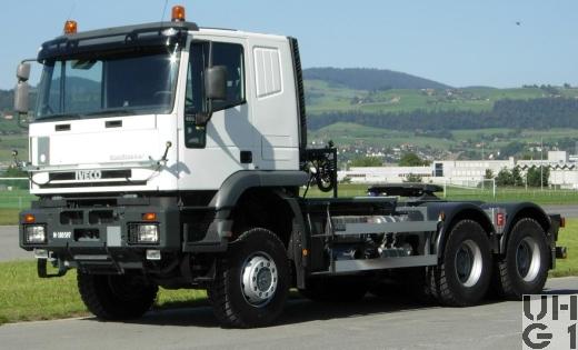  IVECO EuroTrakker MP 720 E 48WT/P, Lastwagen/Sattelschlepper International Seilwinde 13,8 t 6x6 l, Bild Armasuisse