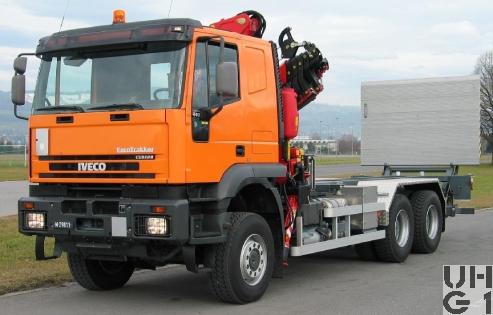 IVECO EuroTrakker MP 260E 44W/P, Lastw für WA 10.2 t Ladekran 6x6 gl Mil Sich für Hebu, Bild Armasuisse