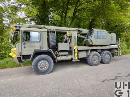 Saurer 10 DM, Kranw Autokran 20 t (75 mt) sch gl 6x6