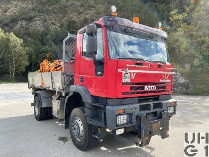 IVECO EuroTrakker MP 190E 44W, Lastw Kipper 7,6 t 4x4 gl für Schneepflug, Foto Armasuisse