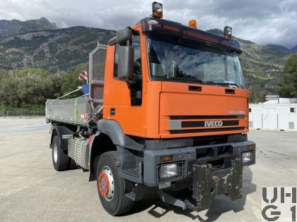 IVECO EuroTrakker MP 190E 38W, Lastw Kipper 7,5 t 4x4 gl für Schneepflug, Foto Armasuisse