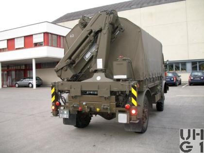 Steyr A 680 g, Repw A2 / Spz 93 sch gl 4x4 mit Ladekran