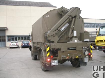 Steyr A 680 g, Repw A2 / Spz 93 sch gl 4x4 mit Ladekran