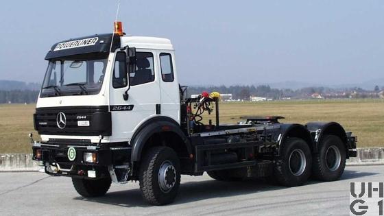 Mercedes Benz 2644 A, Sattelschlepper sch WA 12,9 t gl 6x6 Weiss, Foto Armasuisse