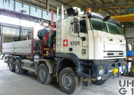  EuroTrakker MP 410 E 48W, Contw sch WA Seilw Ladekran 4,7 t 8x8 gl
