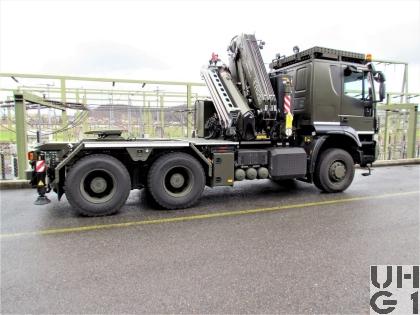 IVECO Trakker AT380T50WT/P, Sattelschl sch Langmat/Ladekr 6x6 gl, Mfz