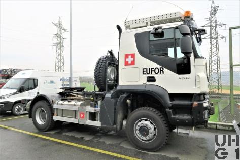 IVECO Trakker AT-N 190 T 45 W, Sattelschl Int Seilw 7,6 t 4x4