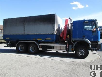  IVECO EuroTrakker MP 260E 44W/P, Lastw für WA 10 t Ladekran 6x6 gl für Wechselbehälter C625