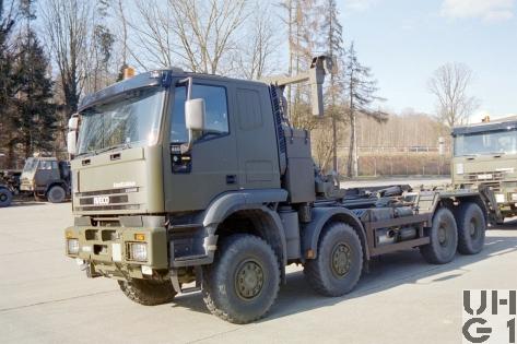 IVECO EuroTrakker MP 340 E 48W, Lastw WABRA/HA Con Seilw 14 t 8x8 gl
