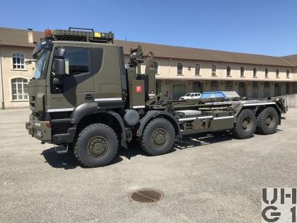 IVECO Trakker AT-N 410 T 50 W/P, Lastw WABRA/HA Con F Seilw 13,7 t 8x8