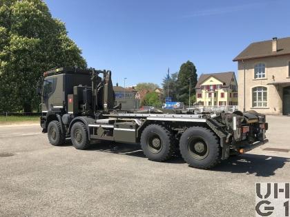 IVECO Trakker AT-N 410 T 50 W/P, Lastw WABRA/HA Con F Seilw 13,7 t 8x8