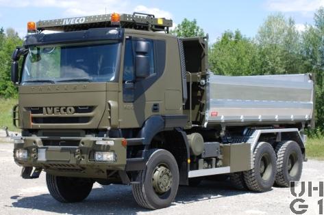 IVECO Trakker AT-N 380 T 50 W, Lastw Ki 11,4 t 6x6 gl, Mfz, Foto Armasuisse