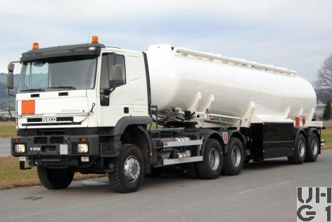  IVECO EuroTrakker MP 720 E 48WT/P, Tank-Sattelzug INT 32'000 l, Sattelschl 6x6