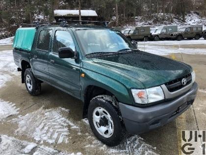 Toyota Hilux 4WD D-4D, Lieferw 0,7t/5Pl mit Anhvor, Bild Armasuisse