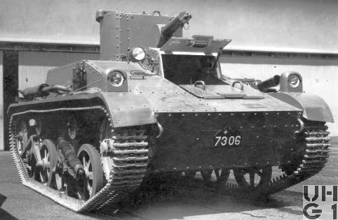 Panzerwagen 35, Vickers Armstrongs Light Tank Modell 1934, Bild Sammlung Daniel Lehnherr