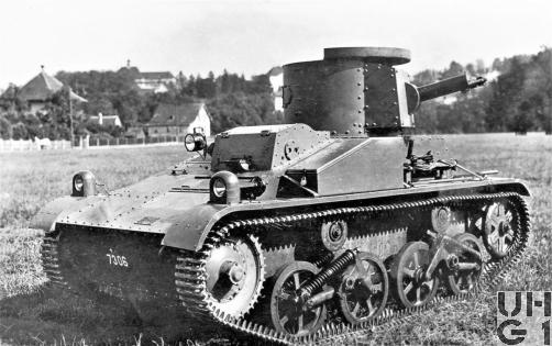 Panzerwagen 35, Vickers Armstrongs Light Tank Modell 1934, Bild Sammlung Daniel Lehnherr