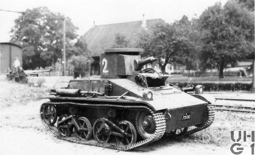 Panzerwagen 35, Vickers Armstrongs Light Tank Modell 1934, Bild Sammlung Daniel Lehnherr