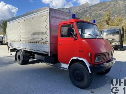 Steyr 690 F, Fwehrw sch 4x2 mit Anhvor, Bild Ruag AG