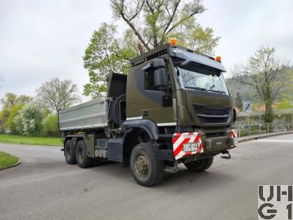 IVECO Trakker AT380T50W, Lastw Ki Brue 10,2 t Gl 6x6