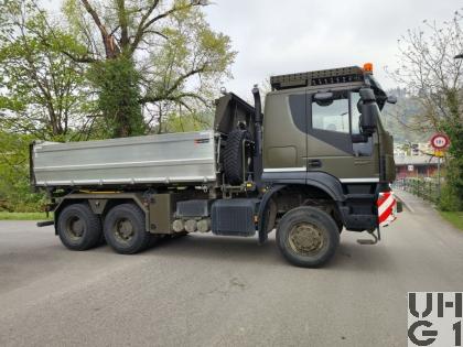 IVECO Trakker AT380T50W, Lastw Ki Brue 10,2 t Gl 6x6