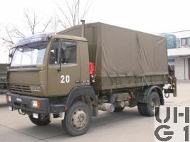 Steyr 12S18, Repw Brü 95 sch gl 4x4 mit Ladekran